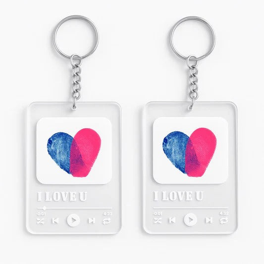 LoversPrints Parmak İzi Anahtarlık Kiti